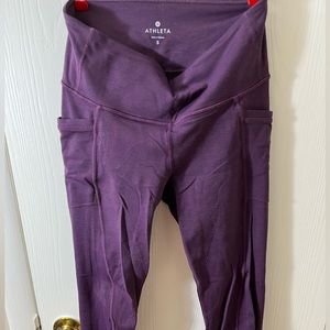 Athleta leggings dark purple, size small